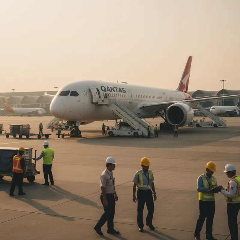Qantas (QF) — Africa Routes, Baggage Policy, USD Fares